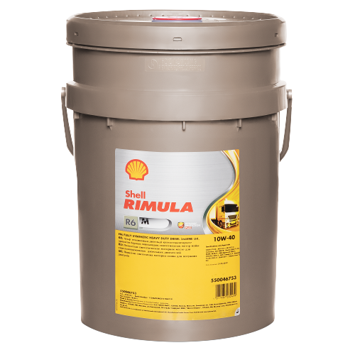 Моторное масло SHELL 10W40 RIMULA R6 M, 20л